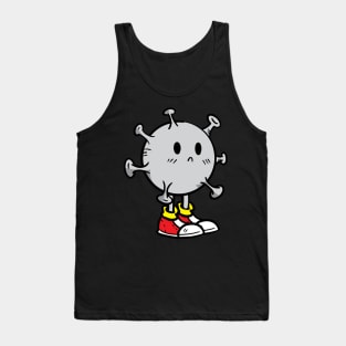 Virus boy png cartoon png Tank Top